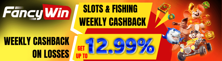 Slots & Fishing 12.99% Weekly Cashback