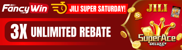 JILI Super Saturday! 3x Unlimited Rebate